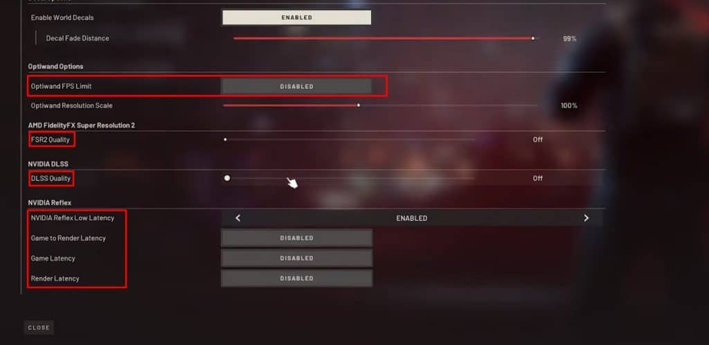 Advanced Graphics Options 2