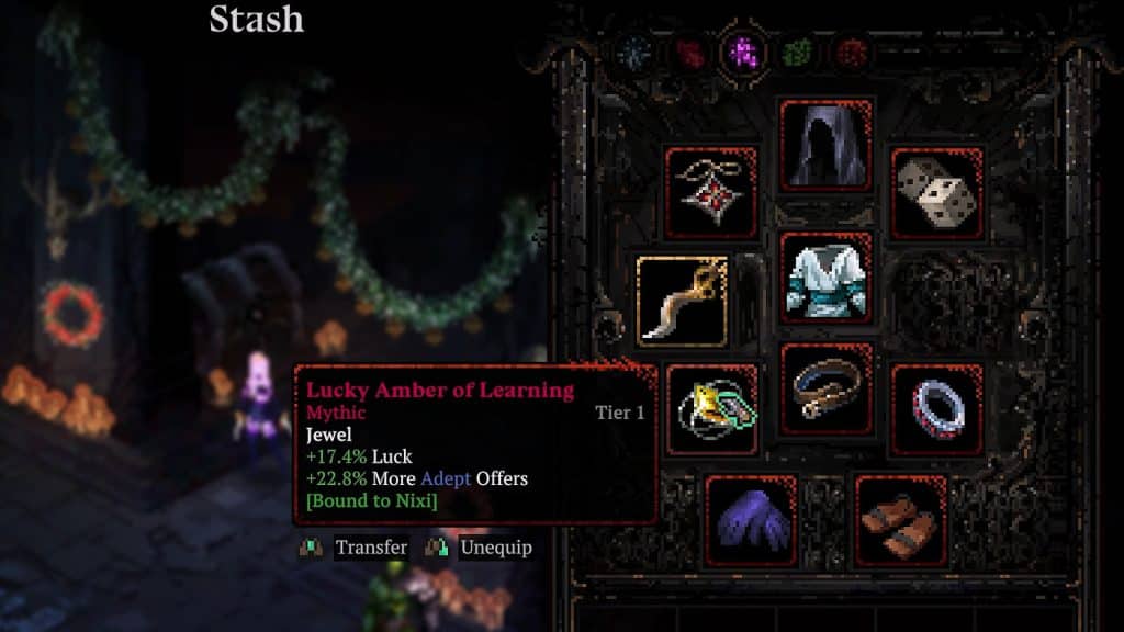 Lucky jewel equipment