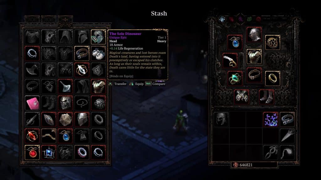 Unique Epic item