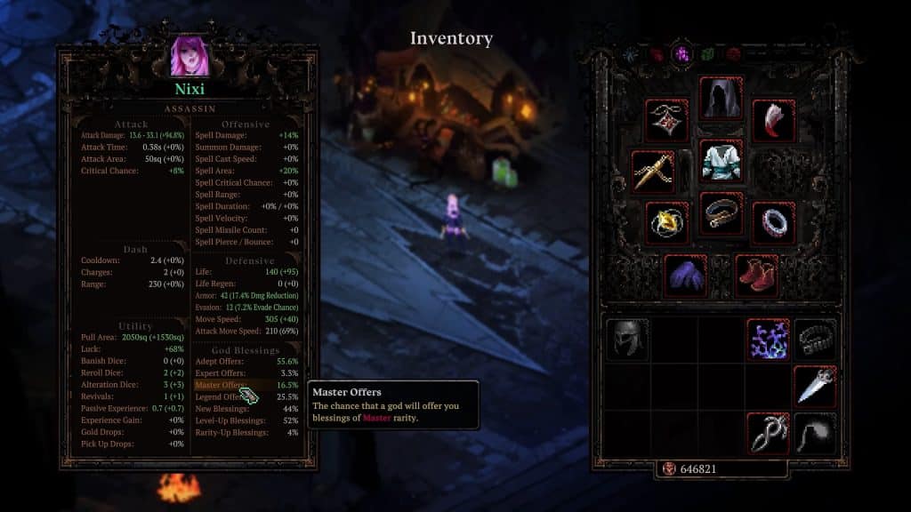 Master Offers stat
