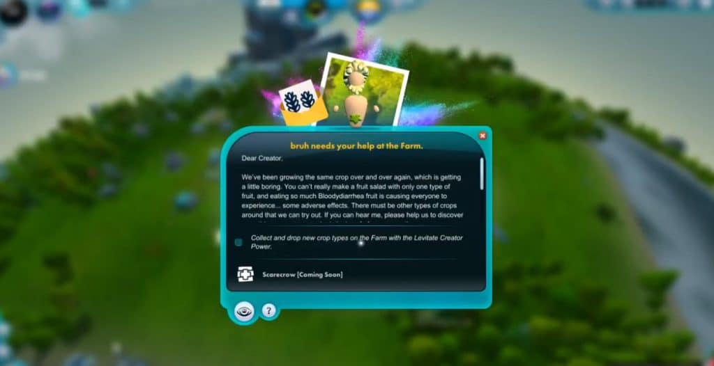 The Universim objective