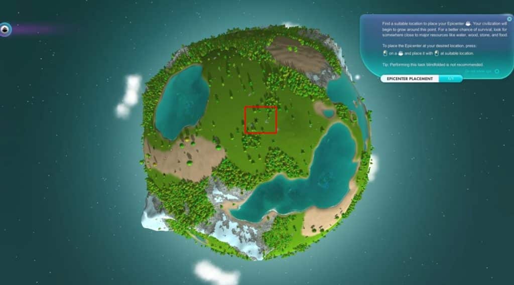The Universim civilization spot