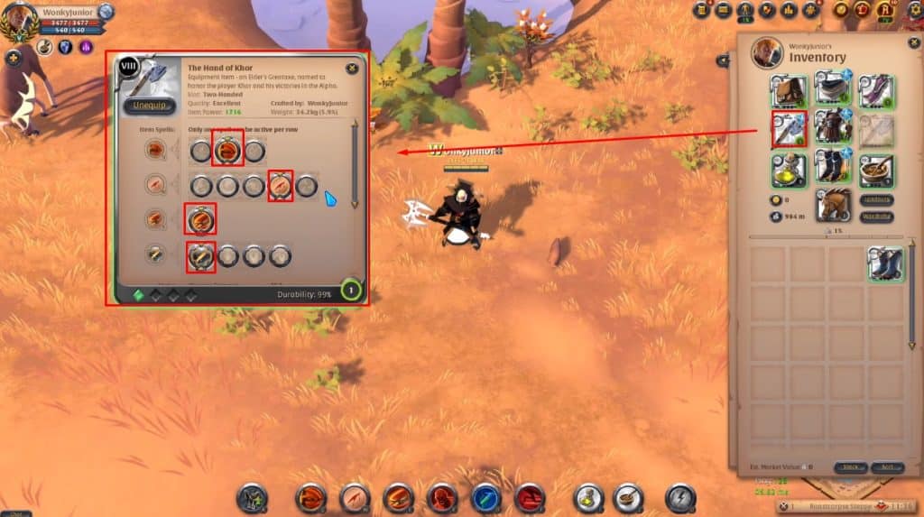 Healing solo build equipment