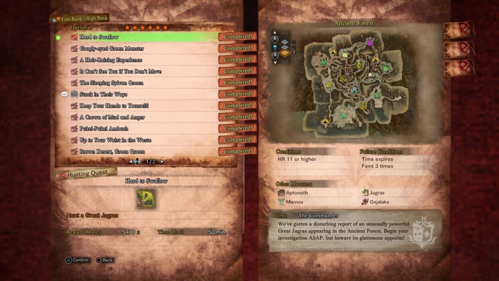 Monster Hunter World: How To Get Commendations - Quest Board