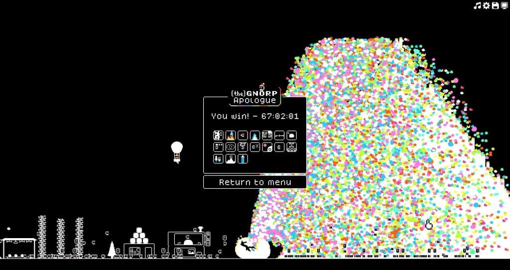 How to Unlock All Achievements in (the) Gnorp Apologue - Gameplay Screenshot