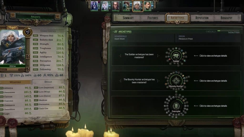 Warhammer 40K Rogue Trader: Argenta Sniper Build Guide