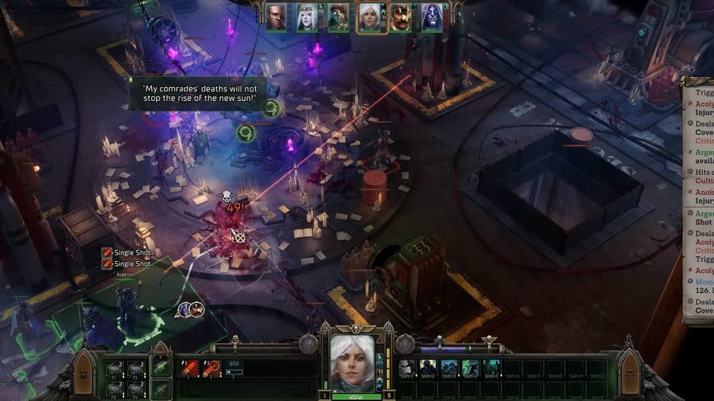 Argenta in combat