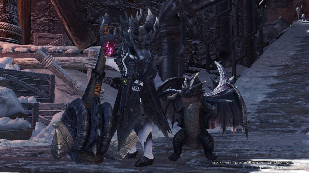 Full Fatalis armor set with Fatalis Demolisher