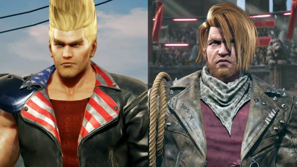 Comparison of Paul Phoenix, old-new