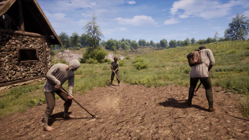 Farmers farming