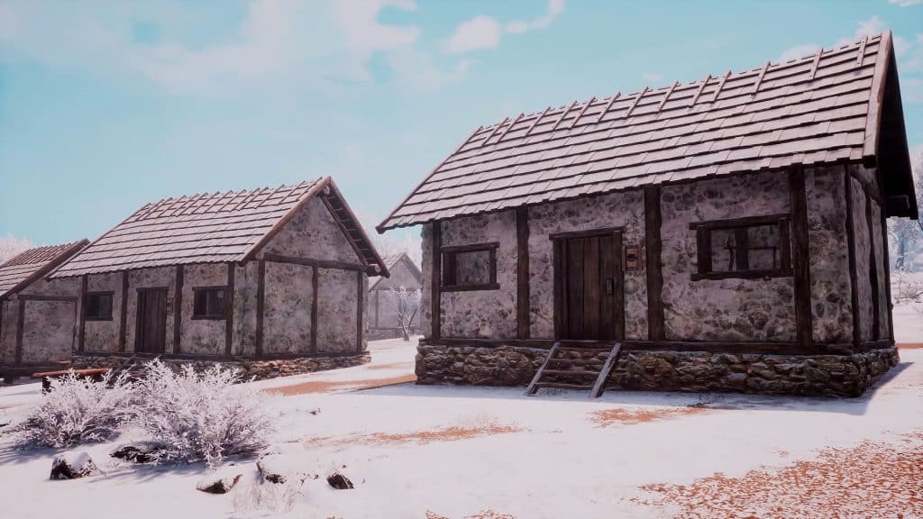 Snowy homes