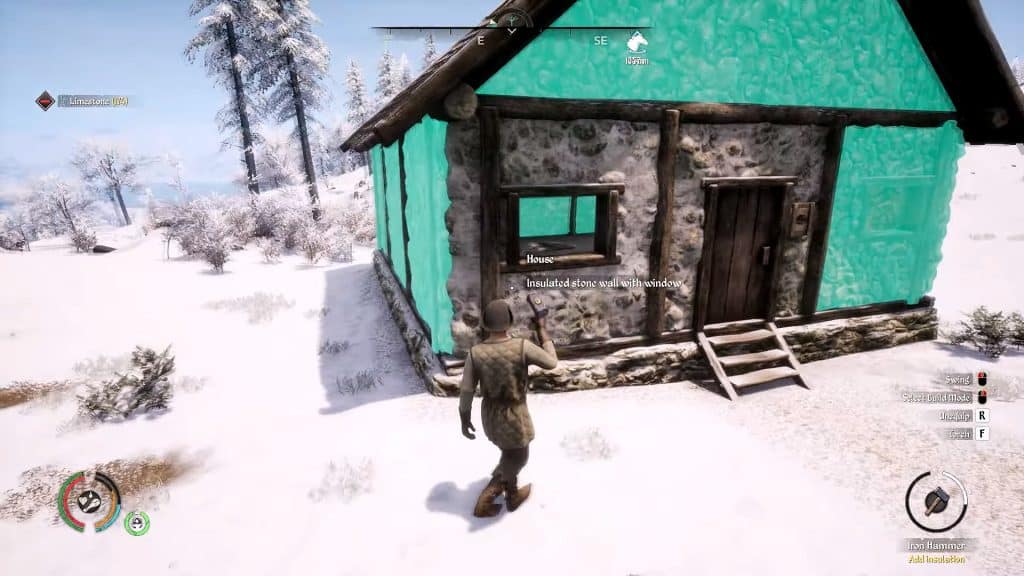 Insulation applied