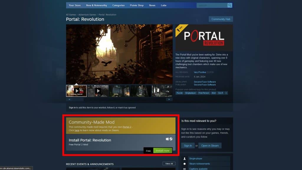 Portal Revolution: How To Fix Game Not Launching - Portal 2 Required