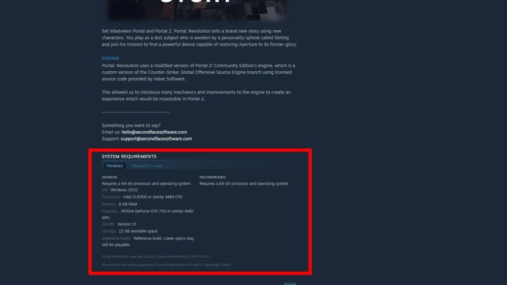 Portal Revolution: How To Fix Game Not Launching - Minimum Specs on Store