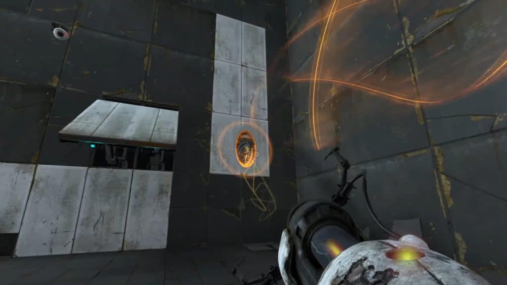Portal on the White Wall