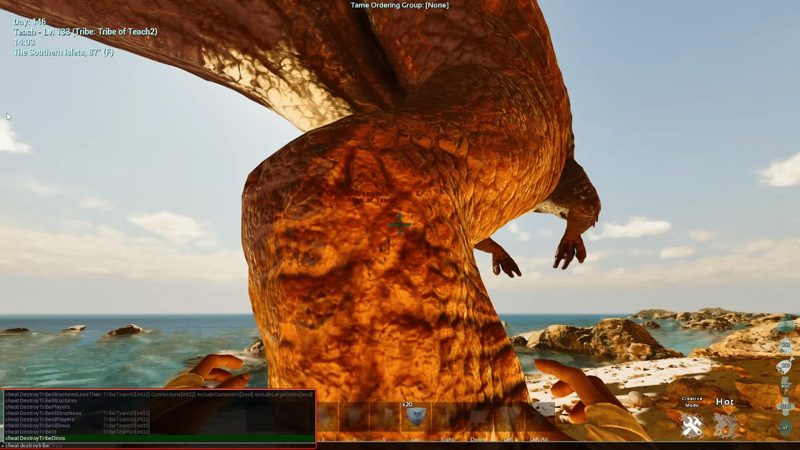 Destroy Tribe Objects in Ark: Survival Ascended
