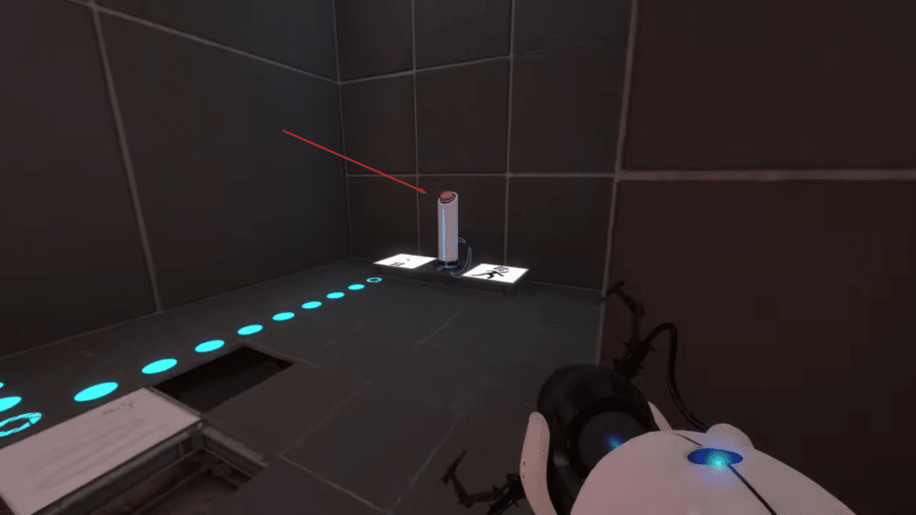 First room red button
