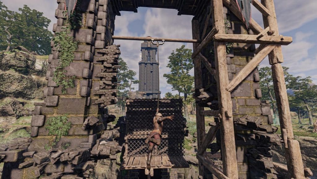 Enshrouded Player Slinging