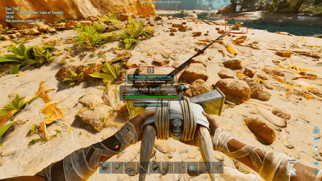 Tripwire Alarm Trap