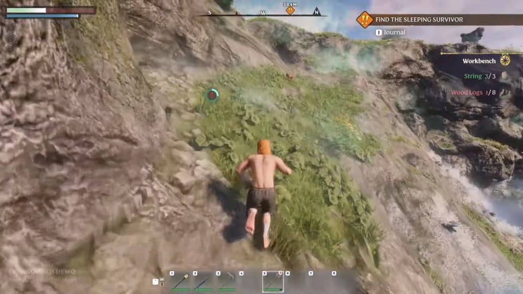 Climbing cliff