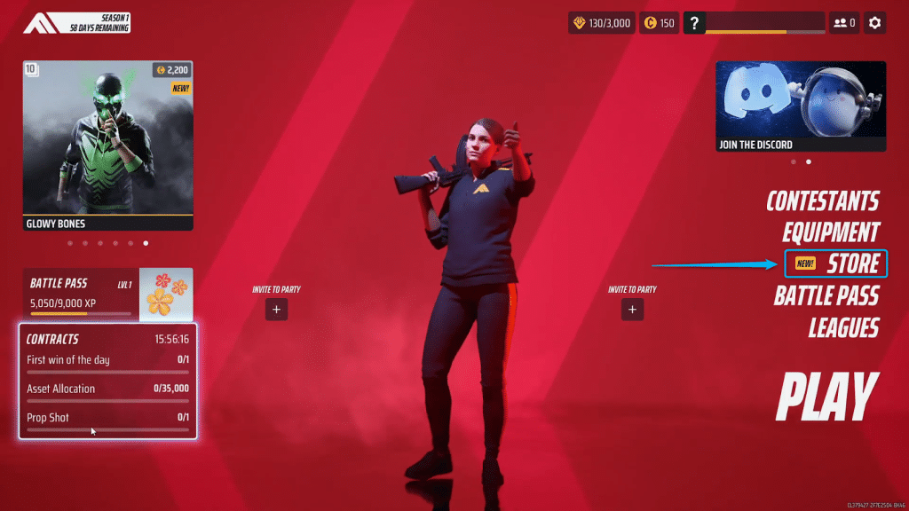Store Main Menu