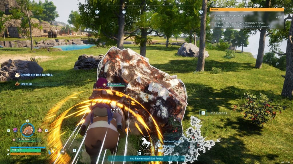 Mining with Rushoar's charge