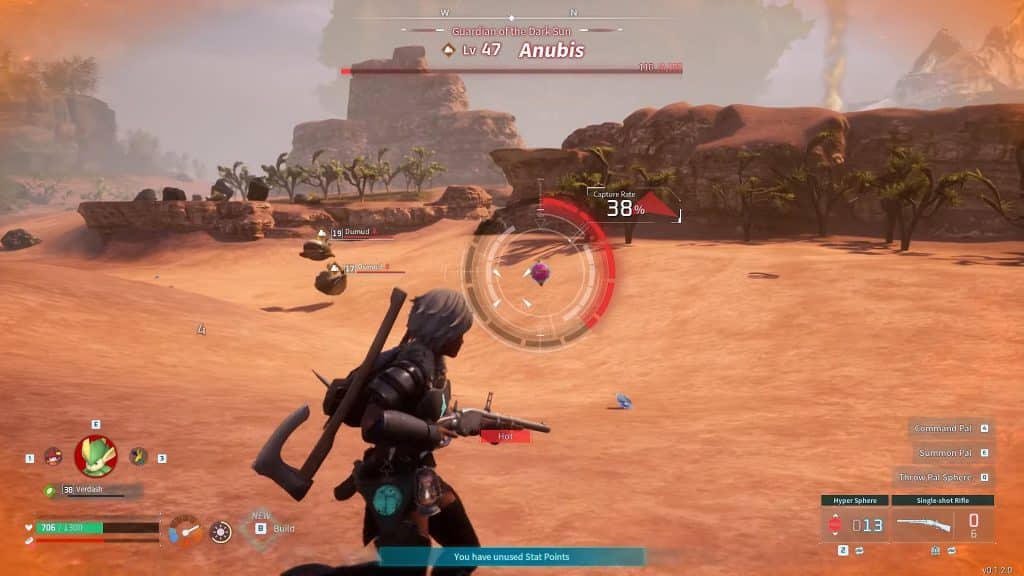 Attempting to capture Anubis