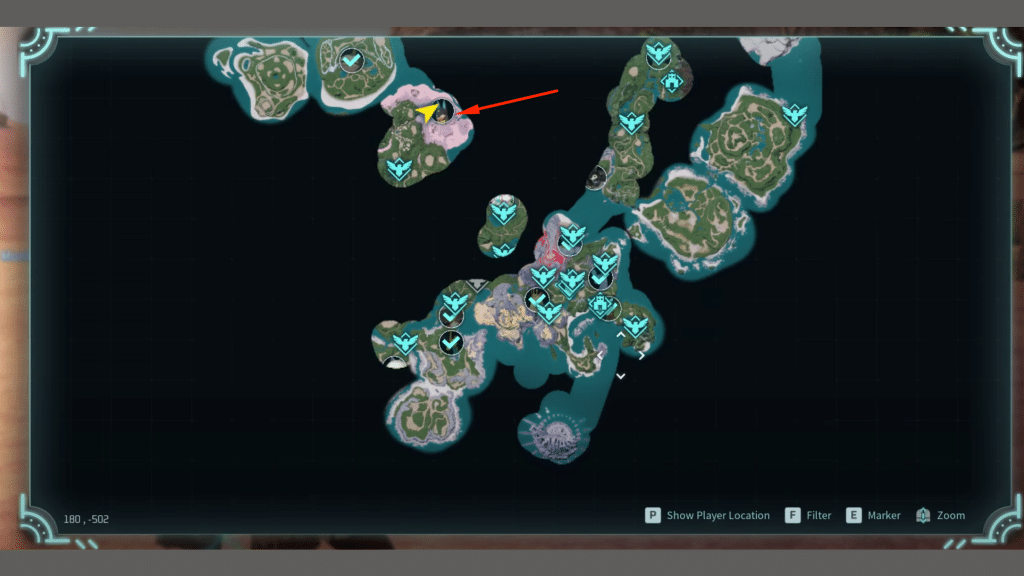 Sulfur and Coal Location Palworld