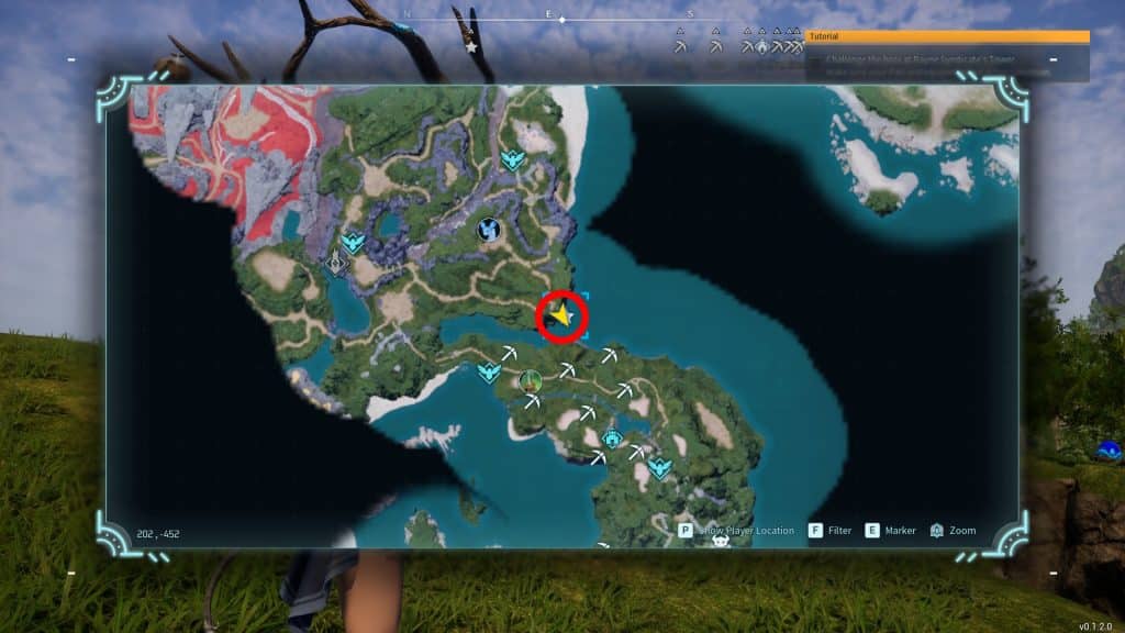 Early location for the Skill Fruit tree