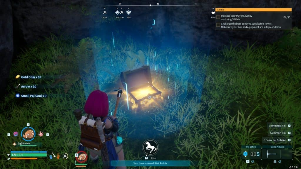 A random chest containing souls