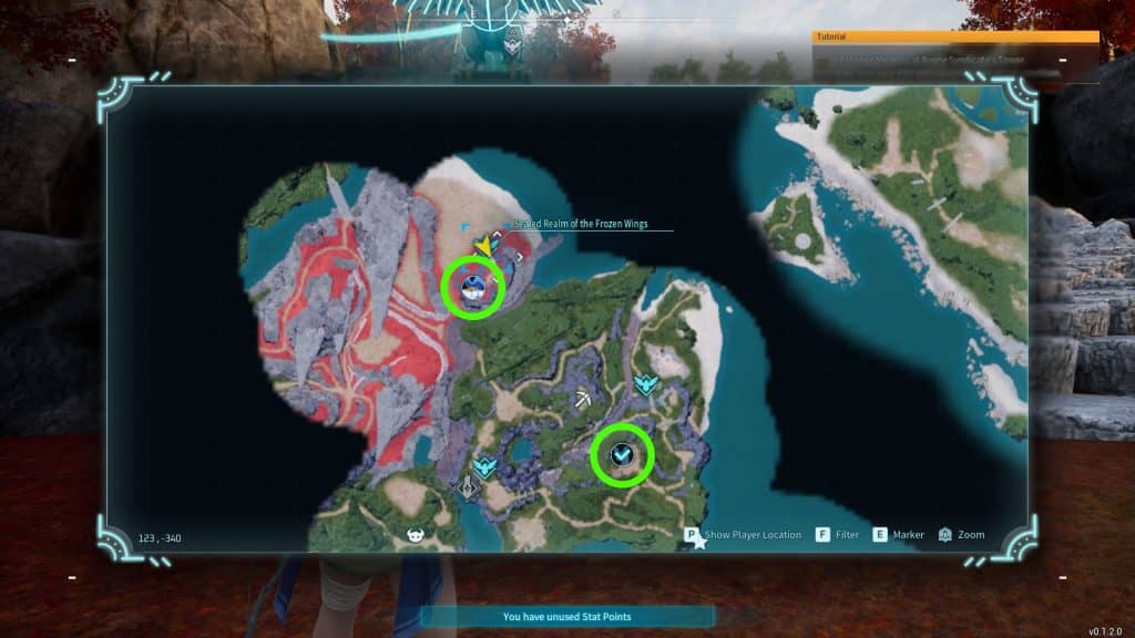 Penking and Chillet boss locations