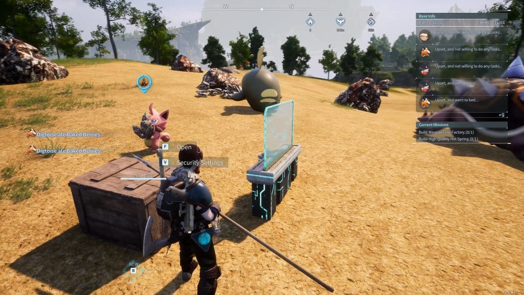 The ore-farming base running smoothly
