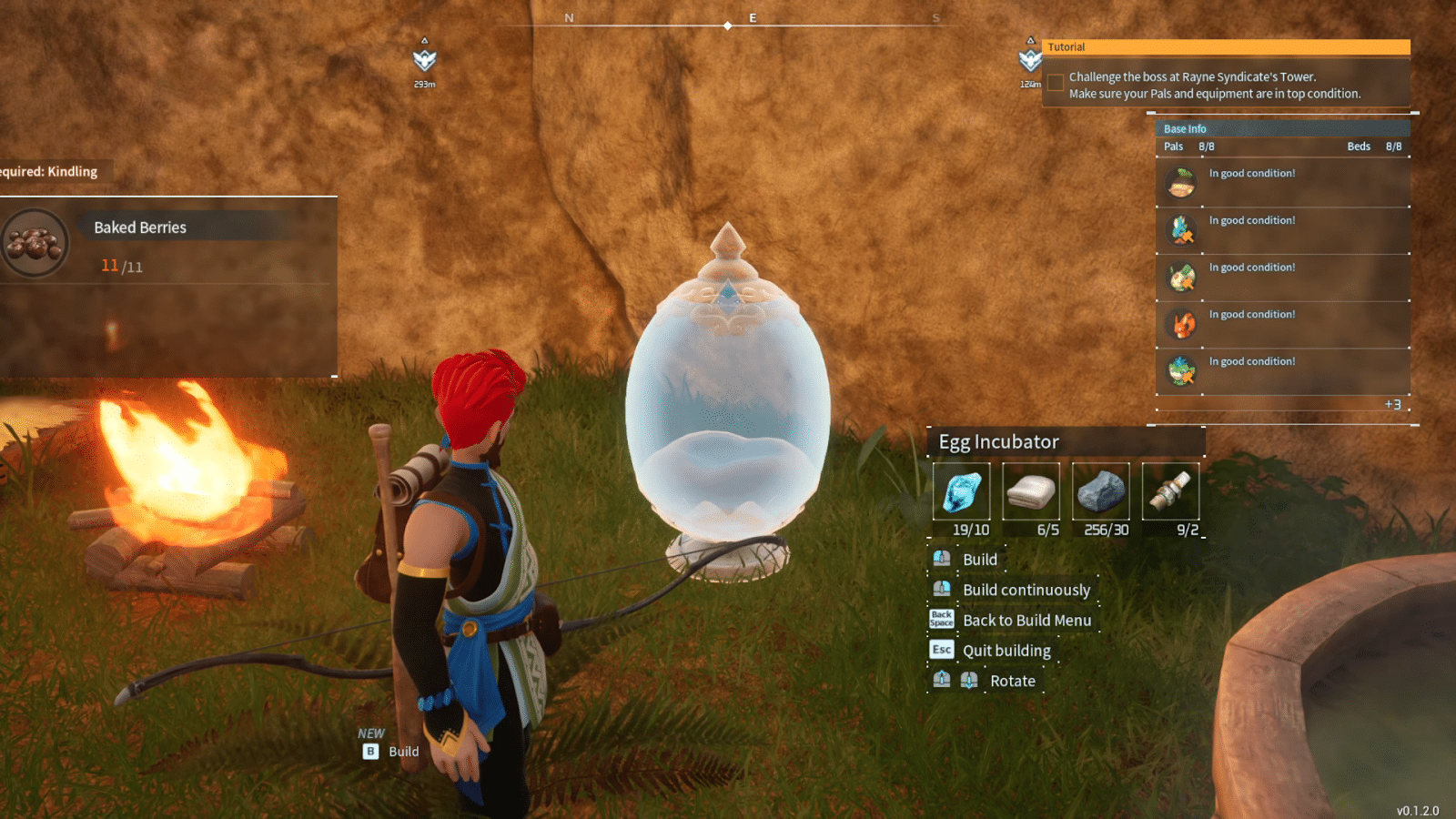 Placing the Egg Incubator