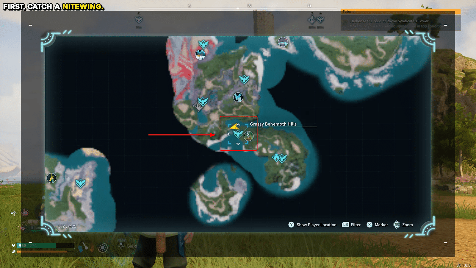 Nitewing Map