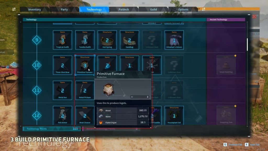 Primitive Furnace Palworld