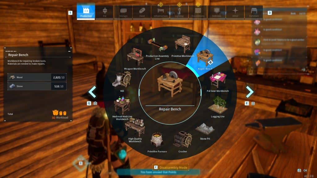 Building the Repair Bench