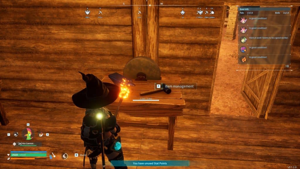Repair Bench placed