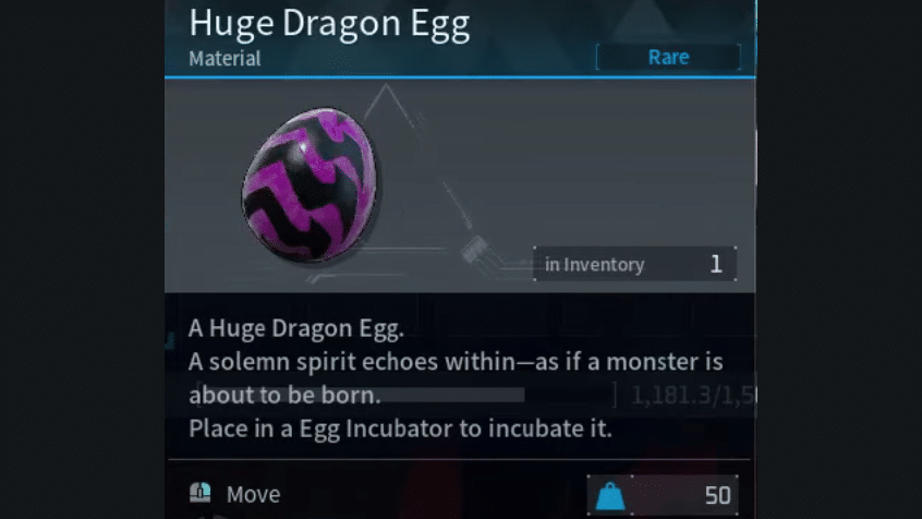 Huge Dragon Egg Tooltip