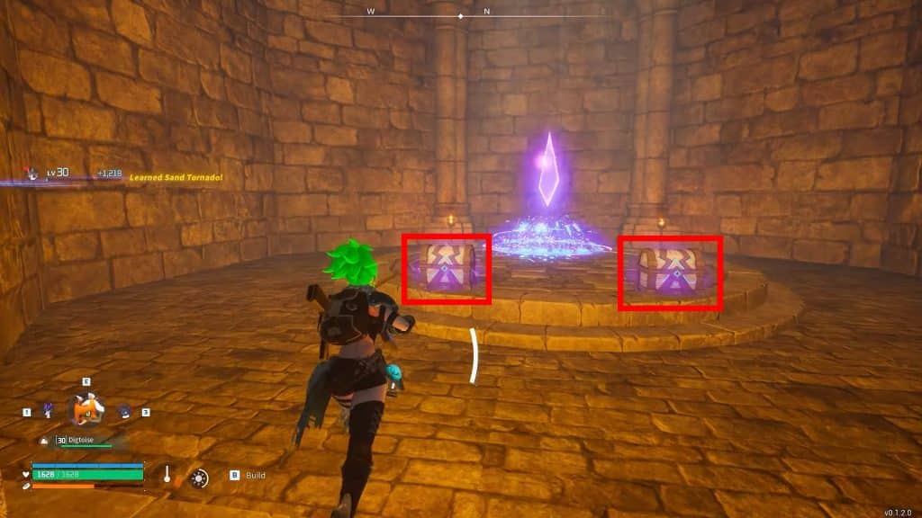 Chests at the end of a dungeon