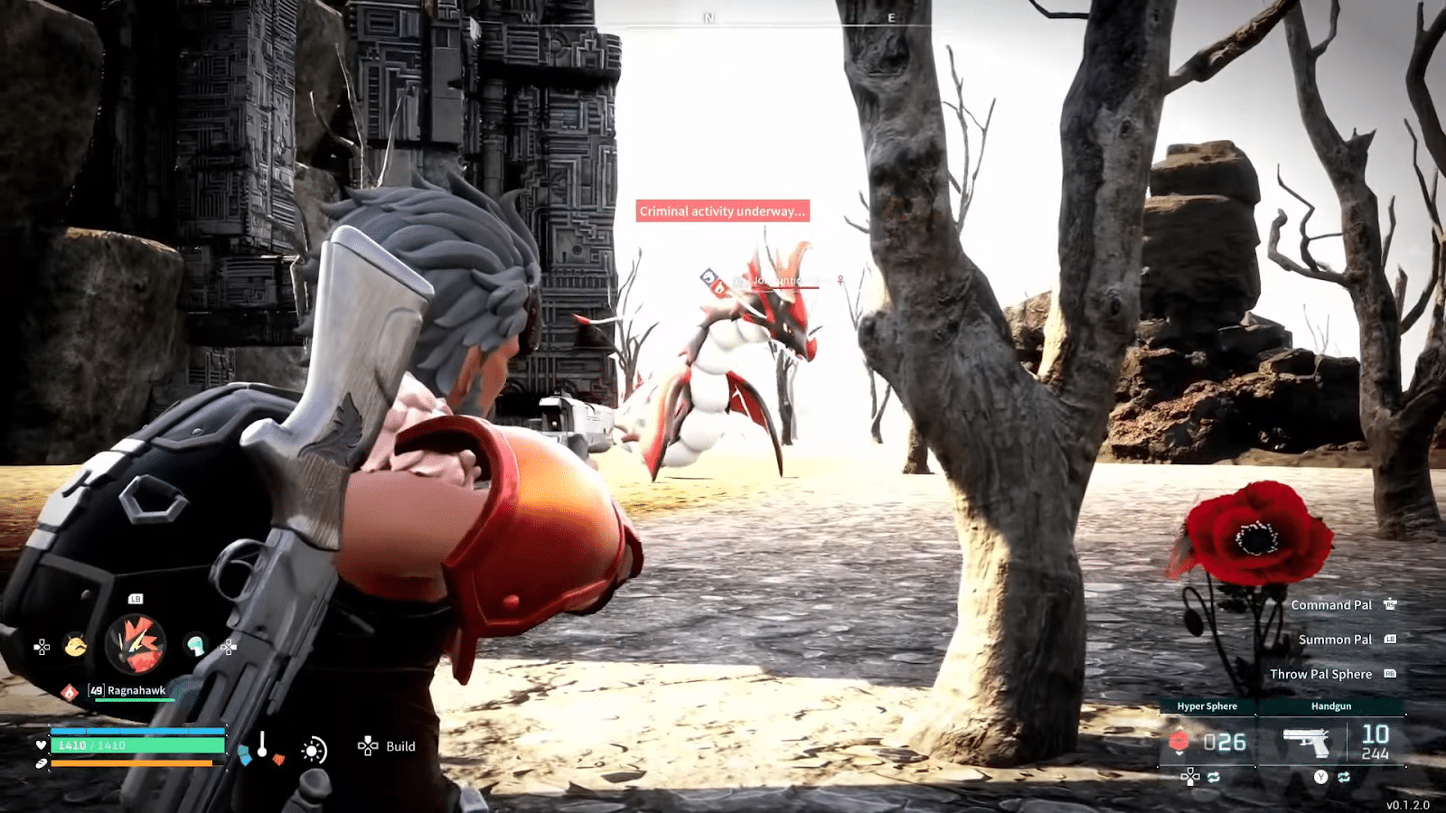 Shooting Jormuntide Ignis in Palworld