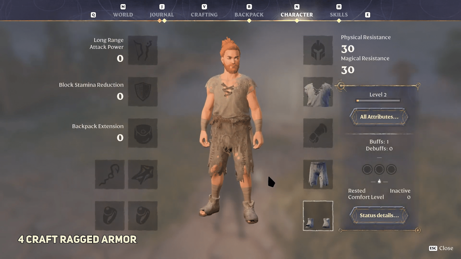 Ragged Armor in Enshrouded 