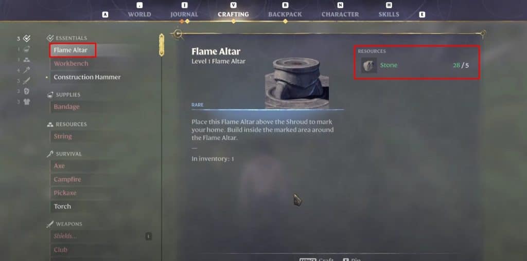 Flame Altar