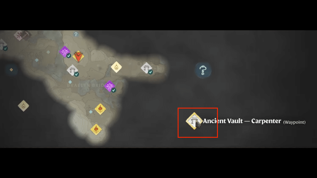 Ancient Vault Map
