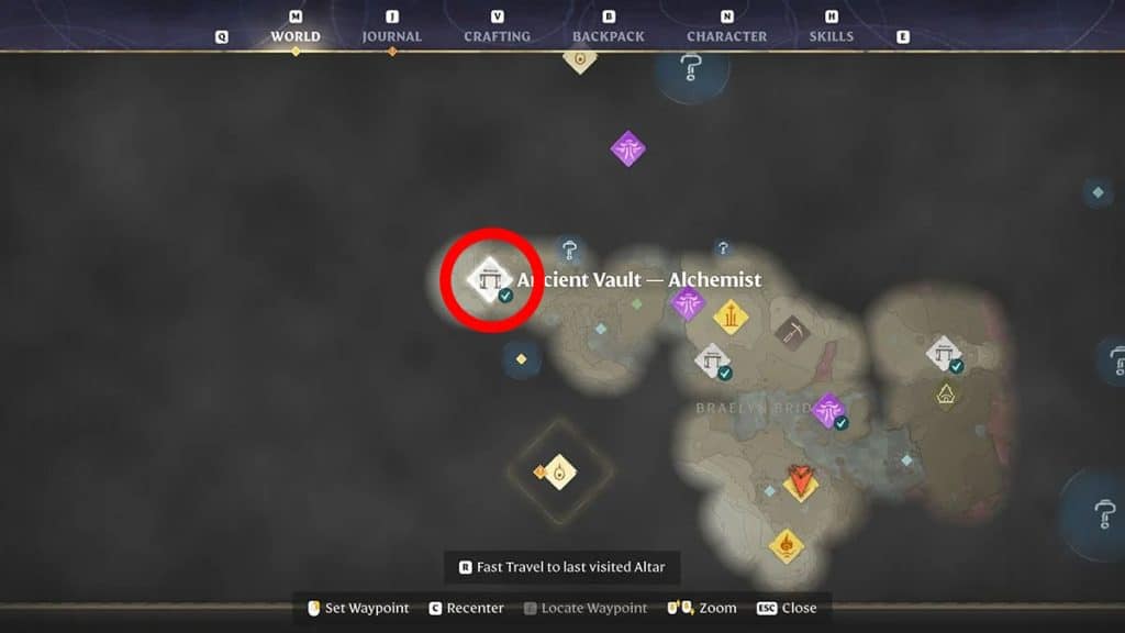 Alchemist Map