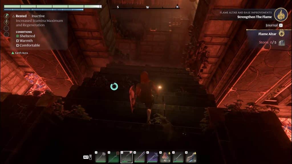 Farmer vault broken stairs