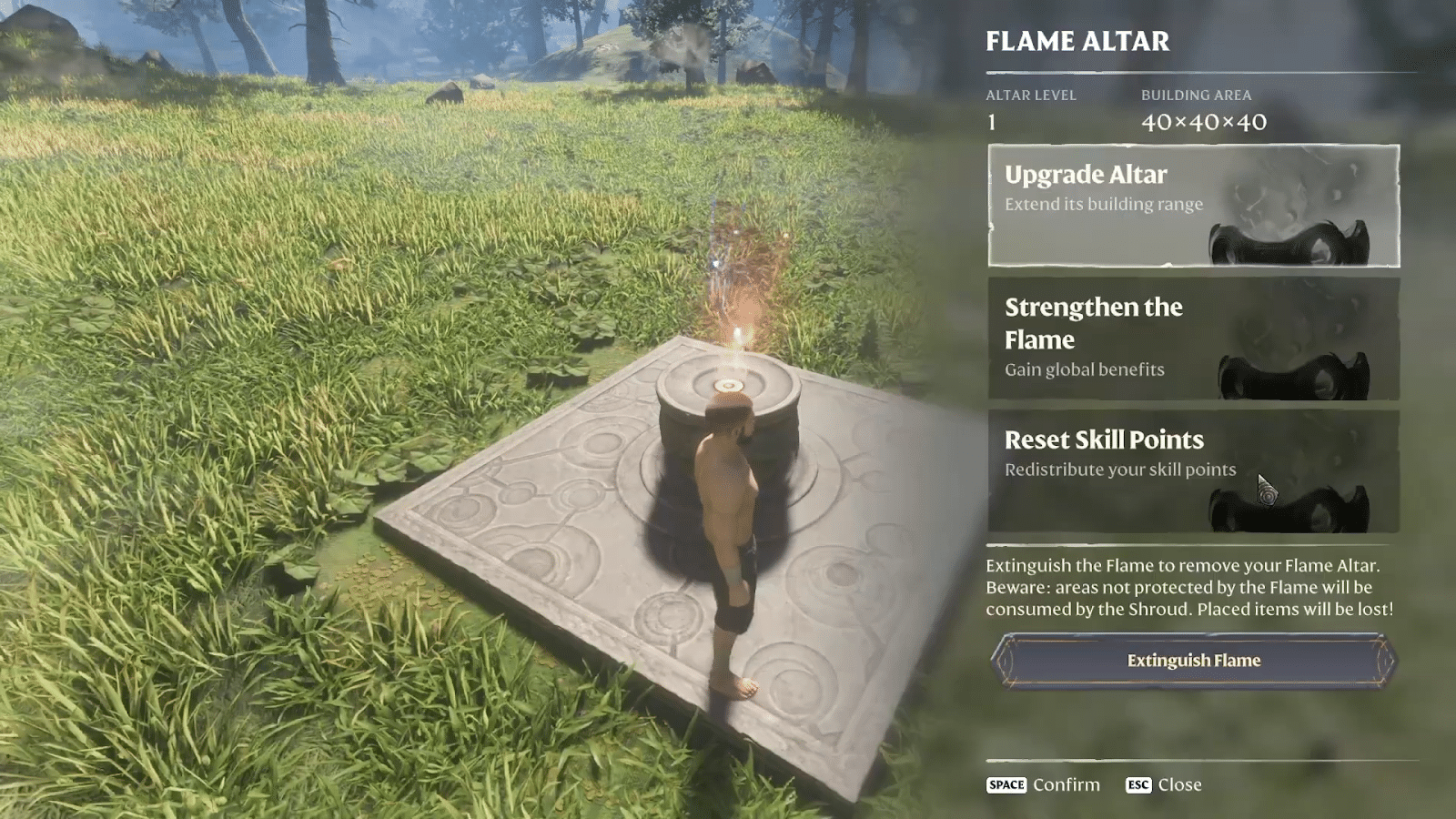 Flame Altar in Enshrouded