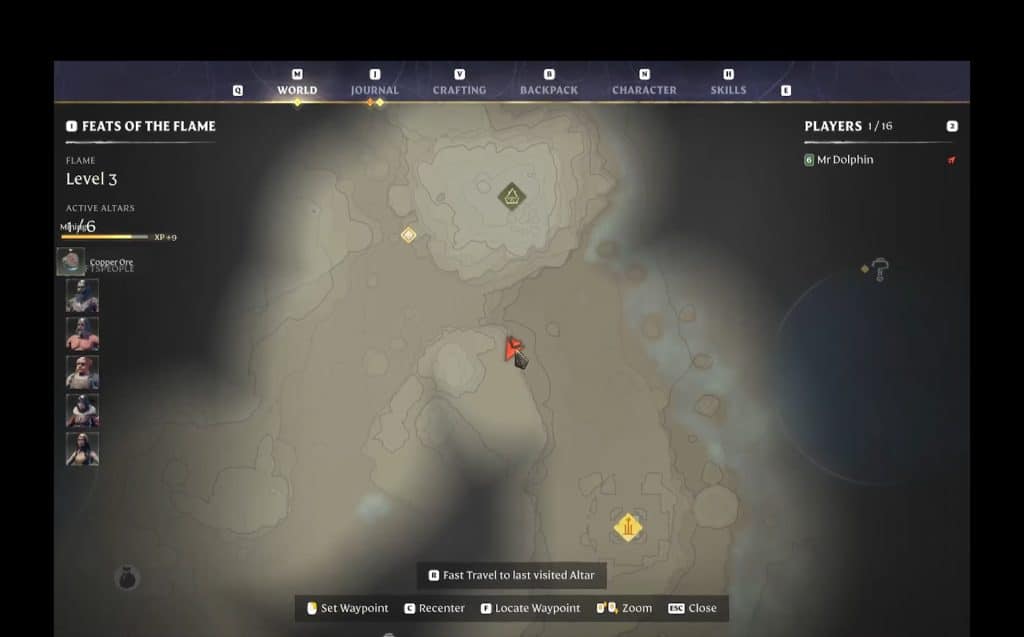 Second Copper Map Location