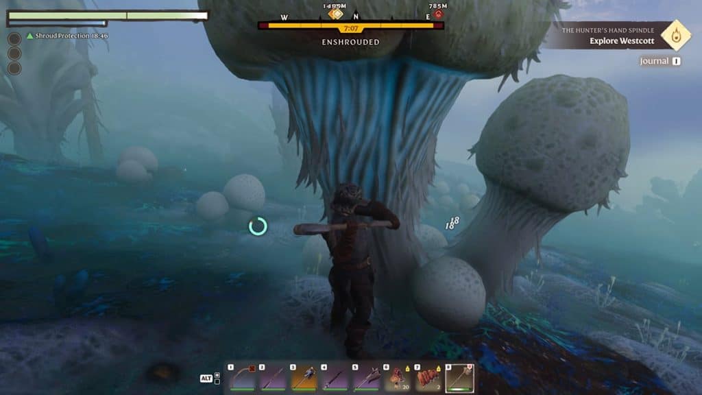 Enshrouded mining