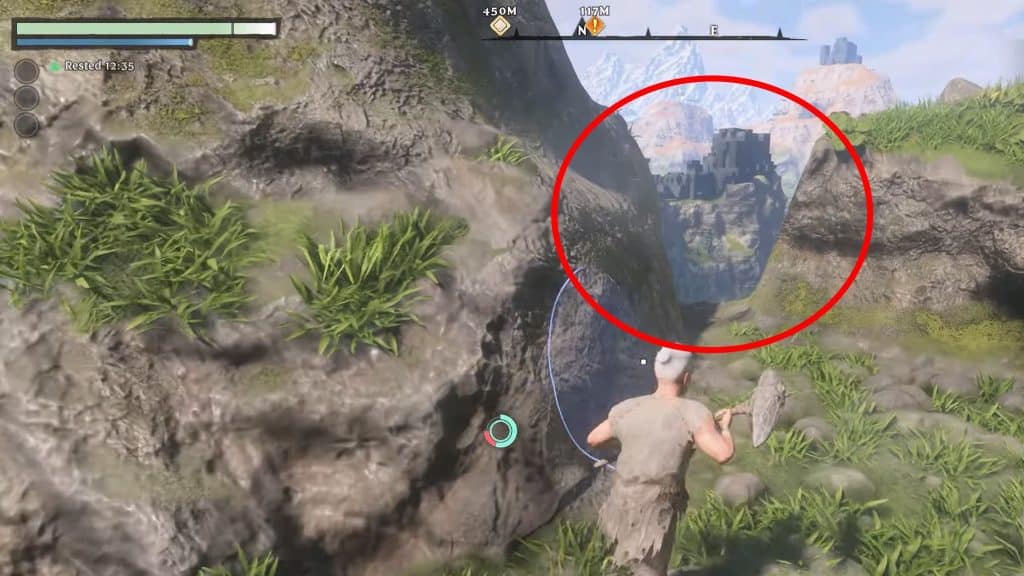 Hole in the rocks
