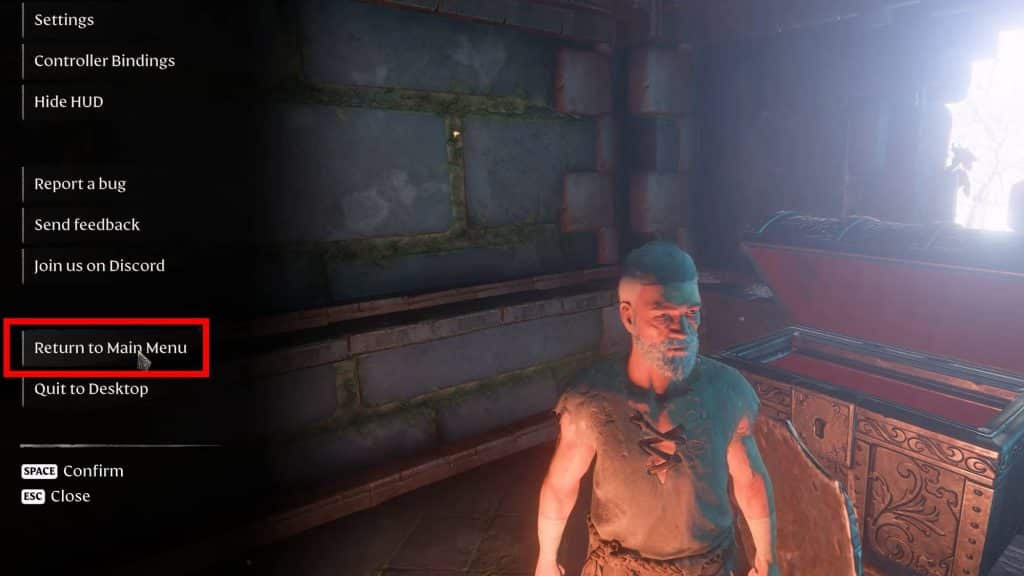 Return to Main Menu